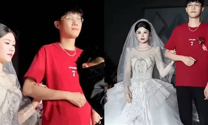 Đưa con gái về nhà chồng, ông bố 41 tuổi gây sốt mạng vì ngoại hình trẻ như 