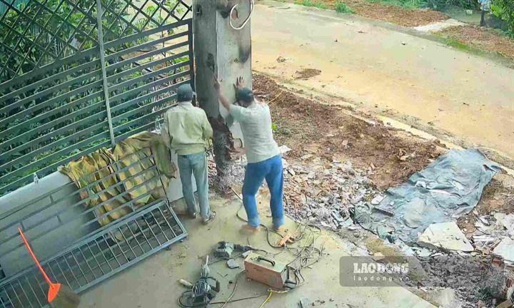 Thương tâm người đàn ông bị trụ bê tông đè tử vong khi phá dỡ cổng nhà ở Lâm Đồng
