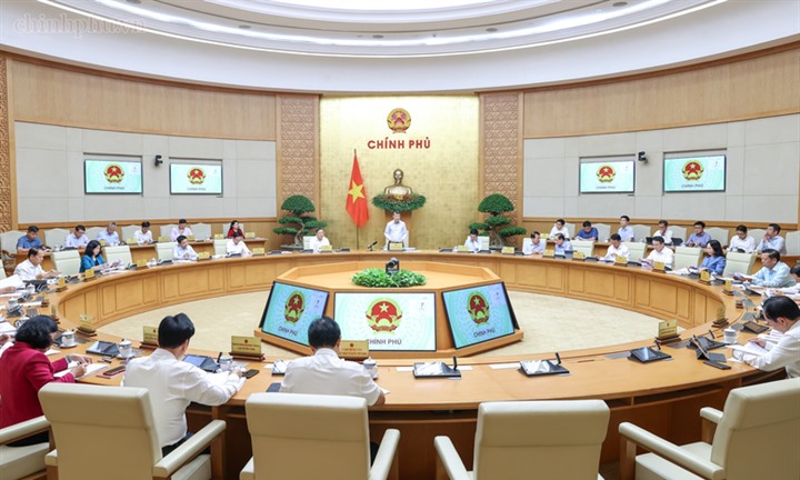 Nghị quyết phiên họp Chính phủ thường kỳ tháng 8/2026