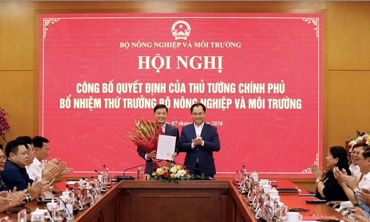 Ông Lê Trọng Yên làm Thứ trưởng Bộ Nông nghiệp và Môi trường