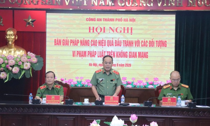 Giám đốc Công an Hà Nội: Đấu tranh với tội phạm mạng “không vùng cấm, không biên giới”