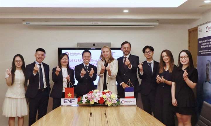 EVF hợp tác với Proparco triển khai gói tín dụng 20 triệu USD cho tài chính khí hậu và doanh nghiệp do phụ nữ làm chủ 