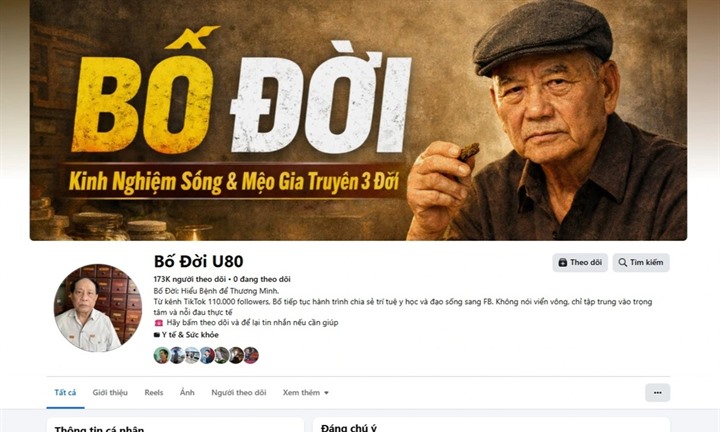 Công an tỉnh Thanh Hóa tìm bị hại liên quan tài khoản TikTok “Bố Đời U80”