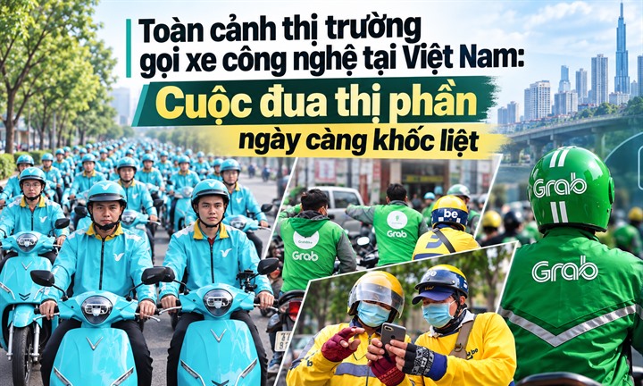 Toàn cảnh thị trường gọi xe công nghệ tại Việt Nam: Cuộc đua thị phần ngày càng khốc liệt