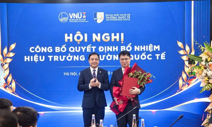 PGS.TS Nguyễn Anh Tuấn được bổ nhiệm làm Hiệu trưởng Trường Quốc tế – ĐHQGHN