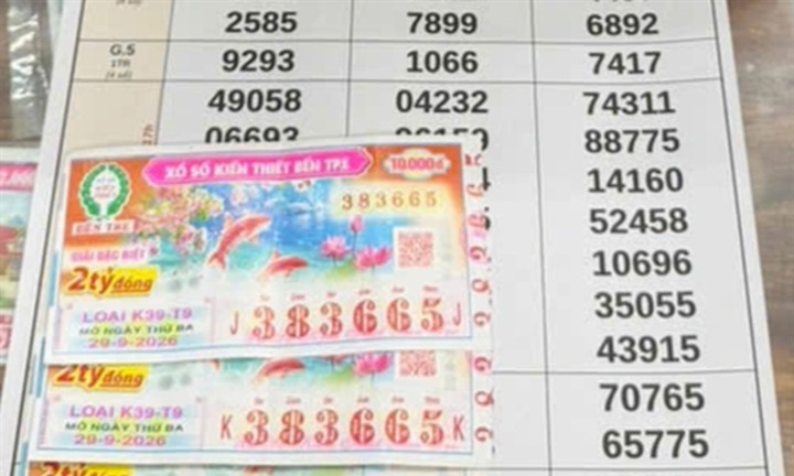 Một người phụ nữ bán cá trúng độc đắc 6 tỷ đồng