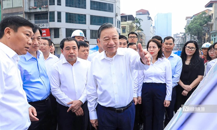 Tổng Bí thư, Chủ tịch nước Tô Lâm kiểm tra một số công trình trọng điểm tại Hà Nội