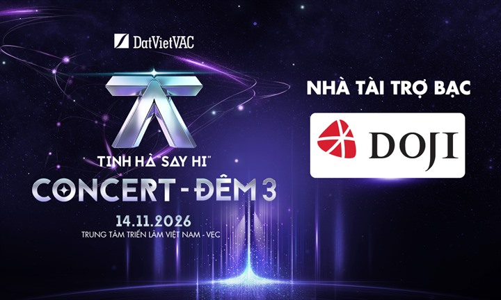 DOJI trở thành nhà tài trợ bạc của Tinh Hà “Say Hi” Concert tại Hà Nội