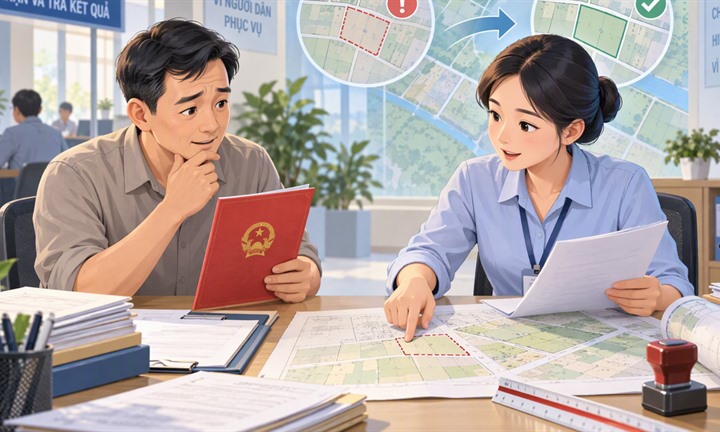 Quy định xử lý sai sót thông tin thửa đất trên sổ đỏ