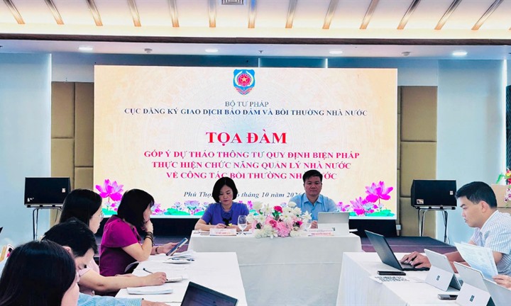 Tọa đàm góp ý dự thảo Thông tư về quản lý nhà nước trong công tác bồi thường nhà nước