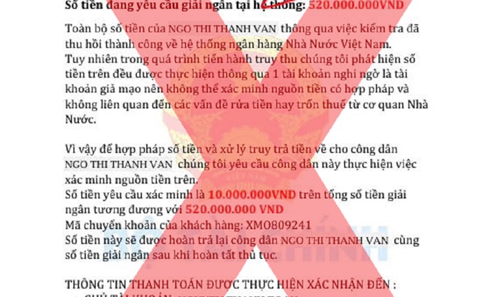 Bộ Tài chính cảnh báo tình trạng giả mạo văn bản để lừa đảo