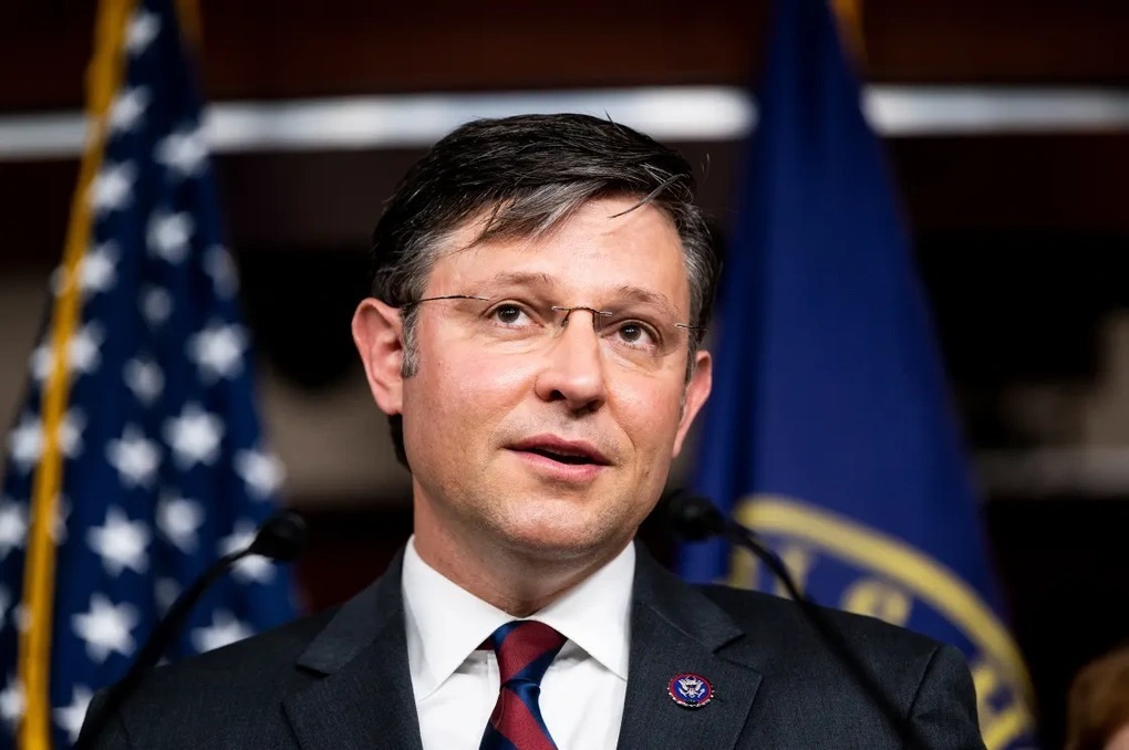 Chủ tịch Hạ viện Mỹ Mike Johnson. Ảnh: Getty