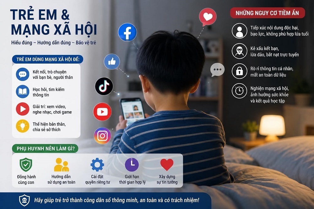 Phó Cục trưởng Cục PTTH&TTĐT Nguyễn Thị Thanh Huyền: Mạng xã hội phải có công cụ để cha mẹ quản lý thời gian, nội dung trẻ em truy cập - 3