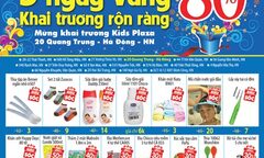 Siêu bão 3.000đ mừng khai trương Kids Plaza Quang Trung