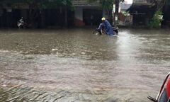 Hà Tĩnh: Những hình ảnh bi hài sau cơn mưa tiểu mãn