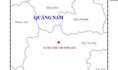 Liên tiếp xảy ra động đất tại Quảng Nam
