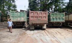 Bất chấp lệnh cấm, chủ mỏ đá tiếp tay cho xe quá tải hoạt động