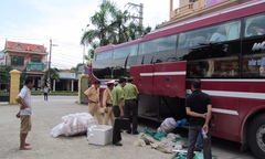 Quảng Bình: Bắt giữ 13 cá thể động vật hoang dã 'đi' trên xe khách 
