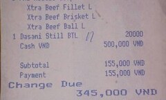 Tô phở giá 135.000 đồng ở sân bay Tân Sơn Nhất