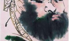 Trưng bày bộ tranh sơn dầu cỡ lớn minh họa nội dung Truyện Kiều