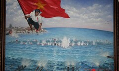 Xúc động buổi lễ trao bức tranh 