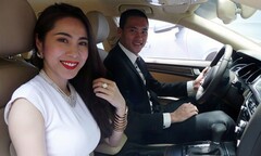 Thủy Tiên tiết lộ thu nhập cực  "khủng " của Công Vinh