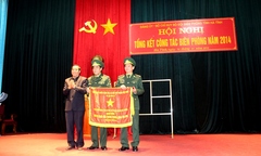 Bộ đội Biên phòng Hà Tĩnh đón nhận Cờ thi đua Chính phủ