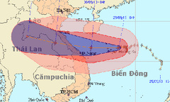 Cập nhật mới nhất của cơn bão số 10
