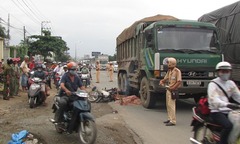 Xe ben lấn tuyến gây tai nạn nghiêm trọng