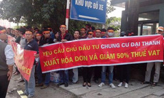 Chủ đầu tư trả lời yêu cầu đối thoại của dân bằng hành vi côn đồ?