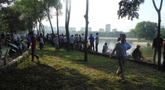 Hà Nội: Nam thanh niên treo cổ trên bán đảo Linh Đàm