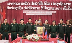 Đoàn đại biểu cấp cao BĐBP Việt Nam đến thăm và làm việc tại Lào