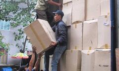 Hàng tấn gỗ lậu quý hiếm bị CSGT bắt giữ