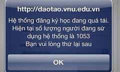 Trắng đêm đăng ký tín chỉ: Nỗi kinh hoàng của sinh viên