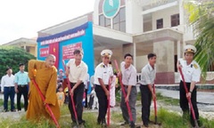 Khởi công xây dựng ngôi trường đầu tiên trên xã đảo Sinh Tồn