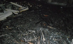 Cháy xưởng sơn, thiêu rụi hoàn toàn phân xưởng và 5 dây chuyền