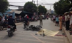 Một tên cướp tử nạn trên đường tẩu thoát cùng tang vật