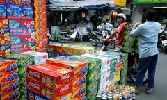 Giáp tết, bia, nước ngọt tăng giá