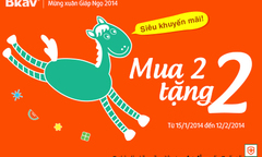  Bkav khuyến mãi 'mua 2 tặng 2'