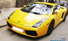 Bò vàng Lamborghini Gallardo tái xuất trên phố Hà Nội