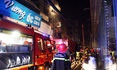 Cháy kho siêu thị Hà Nội ở trung tâm Sài Gòn