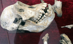 Phát hiện bộ xương khổng lồ trong hang núi Sáng