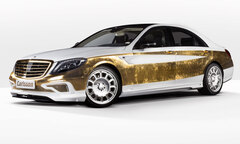 Bản độ 1000 miếng vàng lá “dát” lên Mercedes-Benz S-Class
