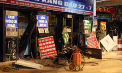 TP HCM: Nổ cây xăng do rò rỉ hơi xăng