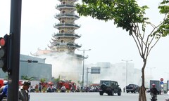 TP.HCM: Cháy lớn tại Công ty dệt may Gia Định