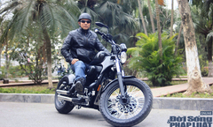 Cận cảnh Honda Shadow độ Bobber cực chất tại Hà Nội