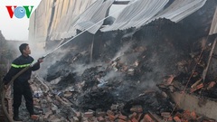 “Bà hỏa” thiêu rụi kho giấy vụn 2.000m2 tại Đắk Lắk