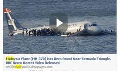 Facebook: Hacker tung mã độc ăn theo máy bay mất tích