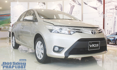 Hình ảnh thực tế của Toyota Vios 2014 tại Hà Nội