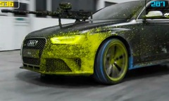 Bộ đôi Audi RS4 “tập trận” với súng sơn